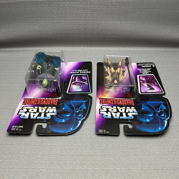 Kenner 1996 Star Wars Shadow o/t Empire Leia & Prince Xizor - Picture 3 of 6